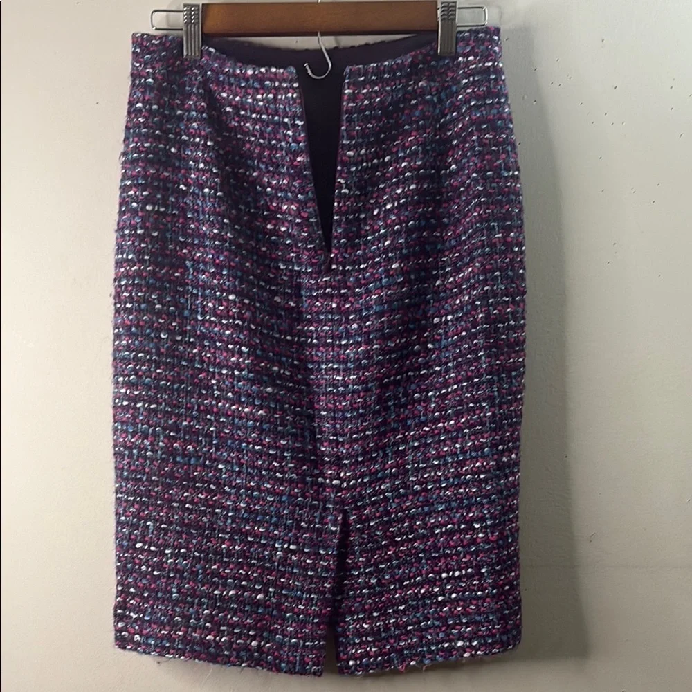 J. Crew Multicolor Tweed Pencil Skirt